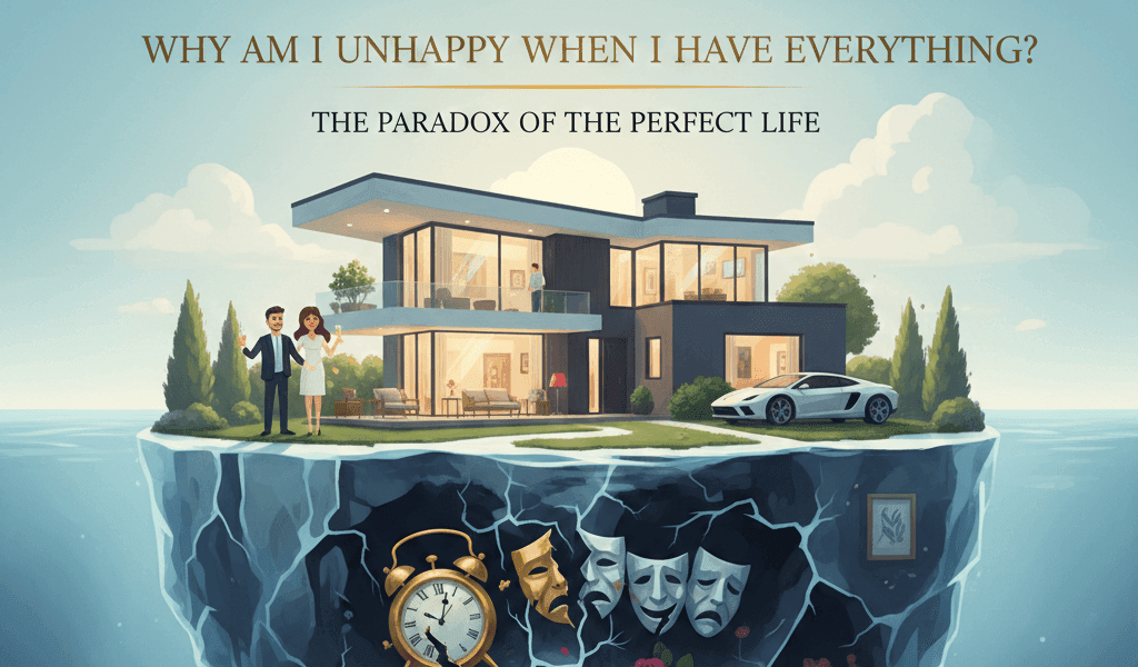 Beign unhappy with a great life